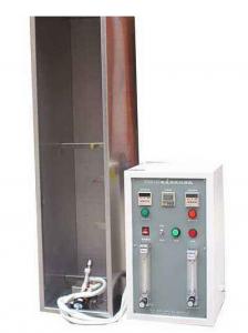 Wholesale IEC 60332-1 Rubber Single Cable Vertical Burning Material Testing Machine from china suppliers