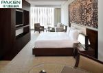 Oman JW Marriot Muscat Hotel King Room Walnut Veneer Furniture Sets Large Space