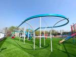 Non Powered Steel Interactive Playground Equipment Zipline Roller Coaster