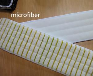 Wholesale Yellow Woven Coral Microfiber Wet Mop Pads Velvet Super Thick Nylon Self-adhensive Wet Mop Pads from china suppliers