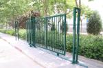 Hot Dip Galvanized Steel Garden Fence Door Tubular Double Gate From The Outside