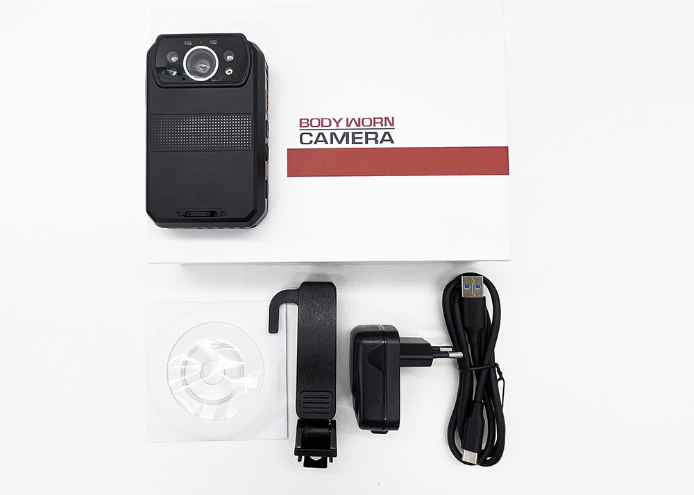 Face Recognition GPS WIFI 4G Body Camera AES256 Encryption ODM