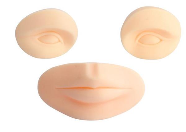 3D Permanent Makeup Silicone Practice Skin Eyebrow Lip Tattooing For Beauty And