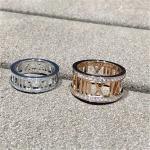 Luxury jewe factory number ring 18k gold white gold yellow gold rose gold