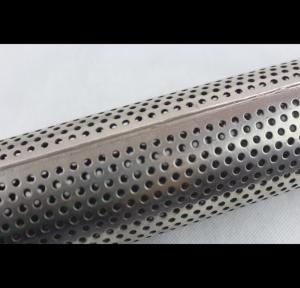 Wholesale Polished Surface Perforated Stainless Steel Tube Round Square Hex 1 mm -10 mm from china suppliers