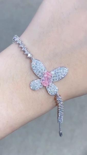 Loose Synthetic Diamond Bracelet Butterfly Product Jewelry Production Earing