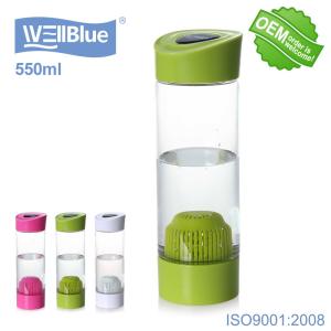 Wholesale Drinking Sport Portable Alkaline Water Bottle , Alkaline Ionized Water Bottles from china suppliers