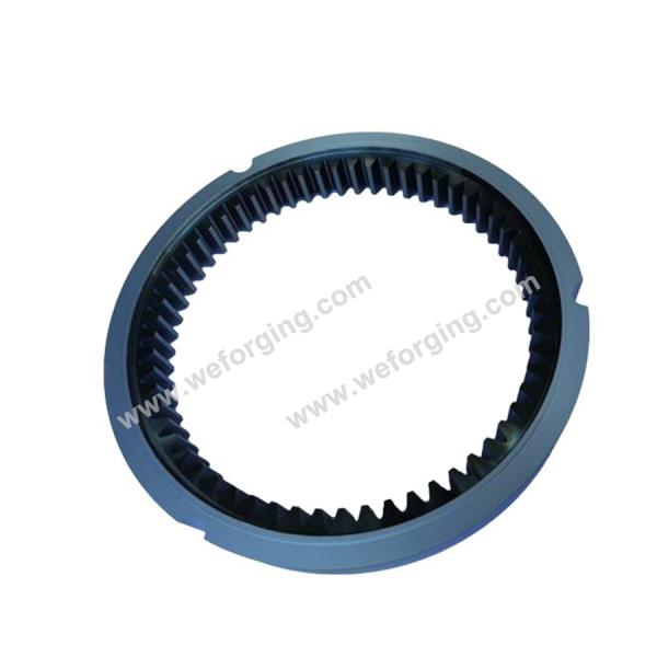 Order Precision Forged Gears Pinion Ring Gear Gearbox Ring Gear With Hobbing And Cutting Teeth Processing