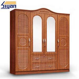 Wholesale Indoor Custom Made Louvered Closet Doors , Shutter Wardrobe Doors 4 Drawers Front from china suppliers