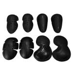 Flexible Black CE-certified PU Knee and Elbow Protectors for Bikers Customizable