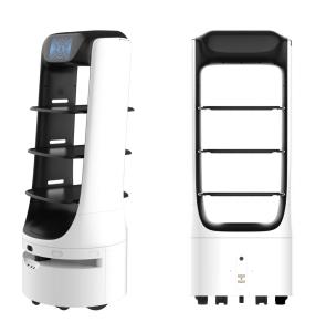 Wholesale Android 5.1 Delivery Food Robot Delivery Infrared Docking 500mm/High from china suppliers