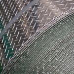 Double Diamond Aluminum Sliver Mesh Sheet Black Aluminum Diamond Plate Sheets
