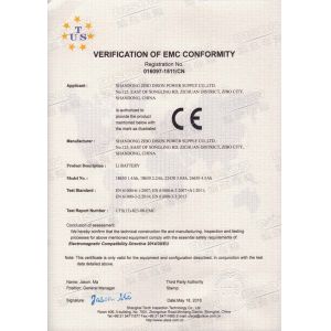 ShanDong ZhongXin Dison Power Supply Co., Ltd. Certifications