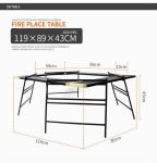 Outdoor Spliced Camping Folding Table, Outdoor Table, Card Table, Portable Grill