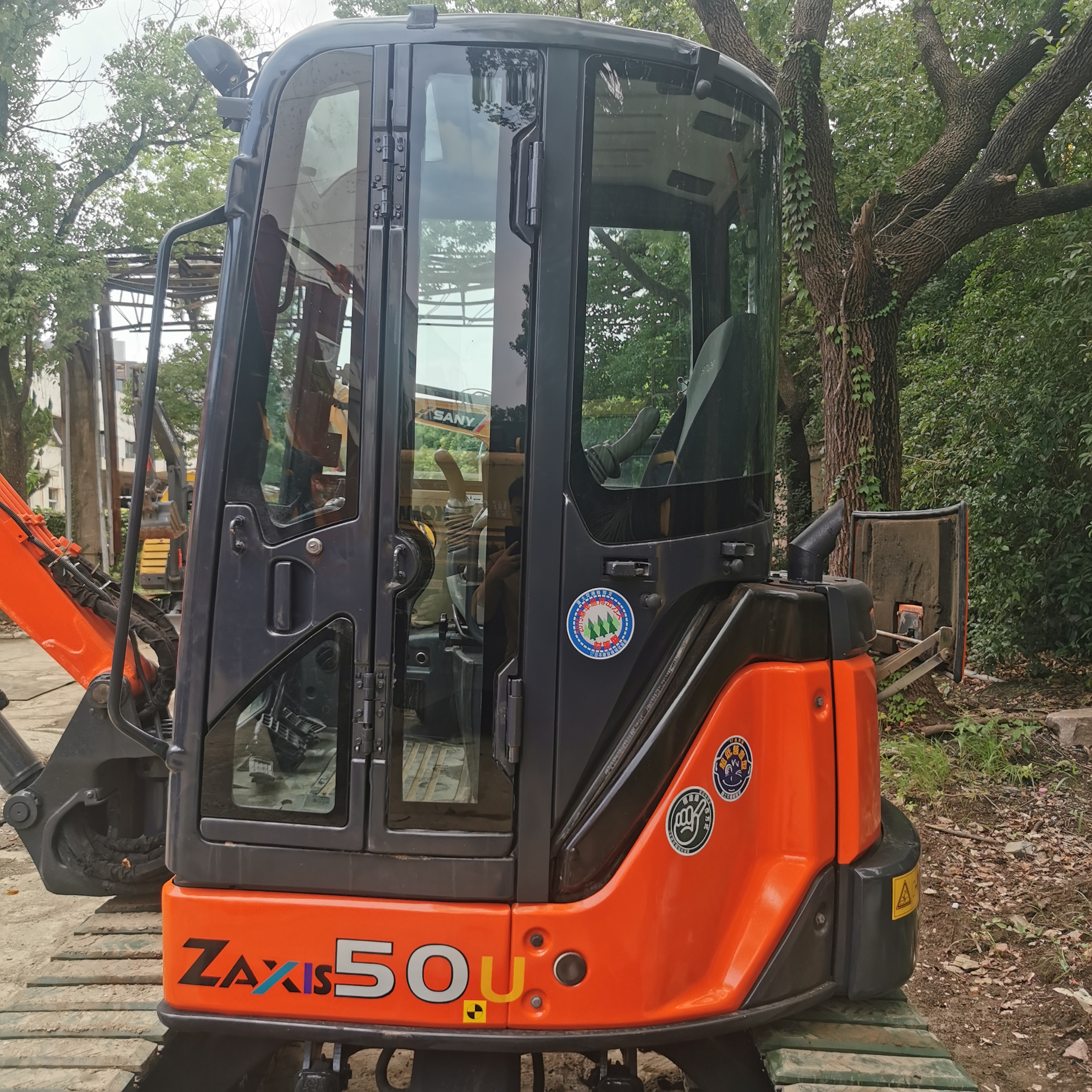 5 Ton Original Japan Used Hitachi ZX50U Mini Excavator Year 2018 Operating Weight