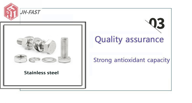 High Strength Stainless Steel Bolts and Nuts 304 M6 M8 M36 for Industrial Utilization
