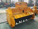 Orange / Black Flail Mower For Excavator Q355B ISO9001/CE Certified