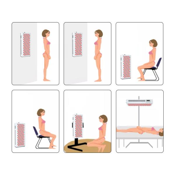 Custom Half Body Red Light Therapy Healing Wounds Built In Timer