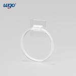 ISO 9001 white Plastic Towel Ring Holder 5KG Damage Free PVC sticker