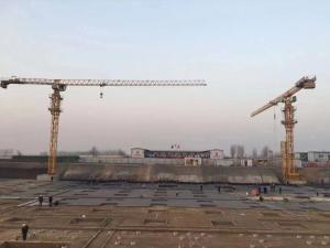 Wholesale 2020 Topless SANYO Used Tower Crane 6015 Maximum Lifting Weight 10t for Heavy Lifting from china suppliers