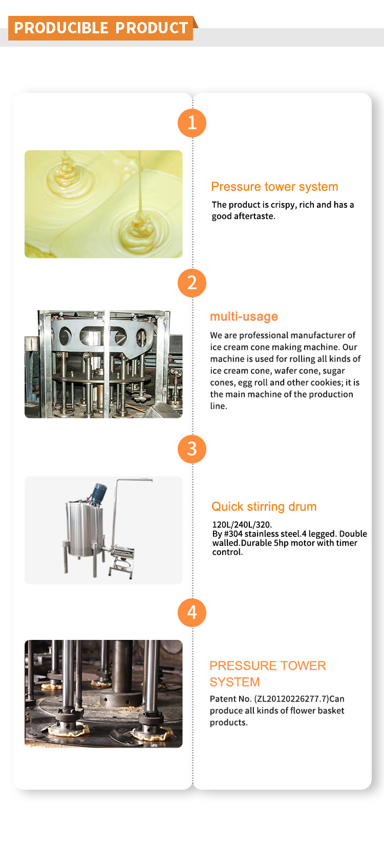 1.5kw Waffle Basket Production Line Automatic Waffle Basket Making Machinery