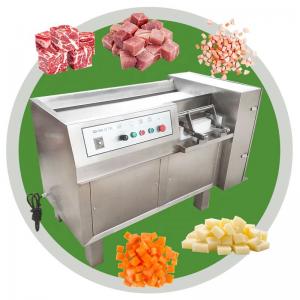 Wholesale Brand New Cubes Chicken Slicer Automatic Industrial Fresh Cutting Machine / Meat Bowl Cutter With High Quality from china suppliers