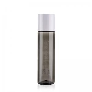 China Cylinder PET PCR 5 OZ Plastic Bottle Cosmetic Custom Color For Emollient Water on sale