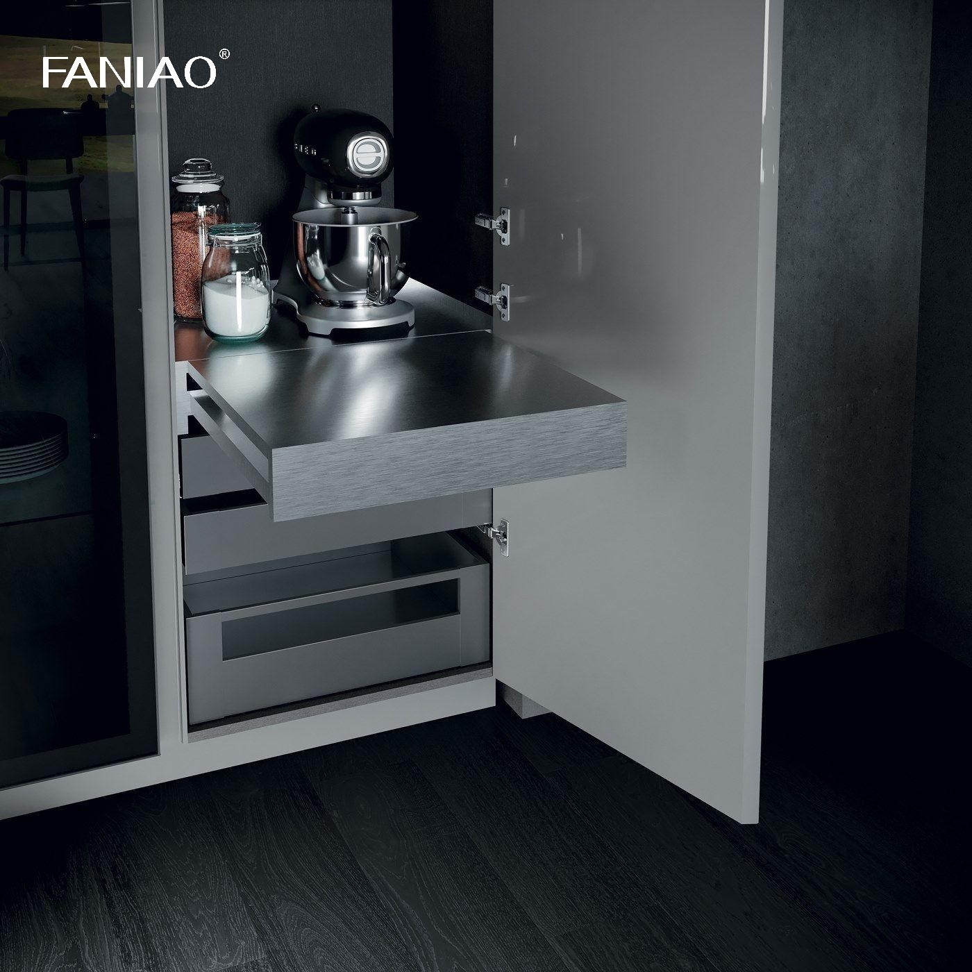 High End Kitchen Cabinet Modern Style Design Kitchen Luxury Island Complete Melamine Kitchen Cabinet