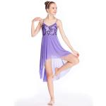 MiDee Elegant Cami Flora Sequins Lyrical Costumes Dance Dress Gentle High-Low