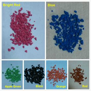 Wholesale Colorful EPDM rubber granules powder for rubber flooring surface from china suppliers