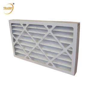 China 80%RH AHU Pre Filter Paper Pleated Air Filter For Air Conditioner on sale