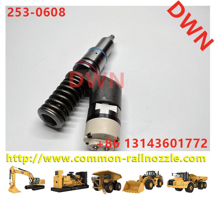 Excavator Parts C15 10R-1273 Diesel Fuel Injector 253-0608 10R1273 10R-1273