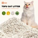 Green Natural Paw Tofu Cat Litter Biodegradable Odor Free Cat Litter