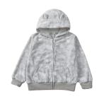 Winter Children'S Clothing Infant Hooded Cartoon Print Zip Kids Jacket