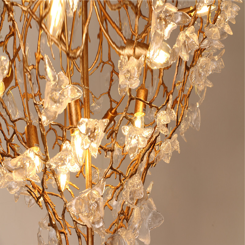 Creative Modern LED Bedroom Chandelier With Energy Saving Light Source