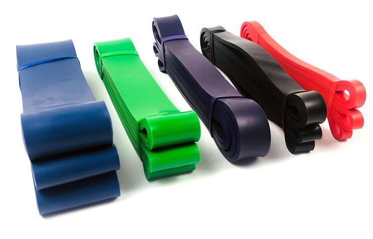 Custom Latex Stretch Fitness Resistance Bands for Yoga Power Exercise