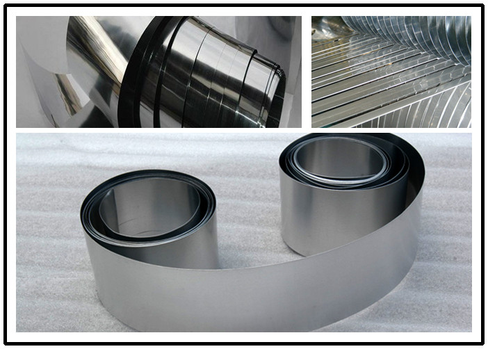 Nickel Foil / nickel Coil Purity ＞ 99.5% 0.01mm * 30mm for Electronic Industry