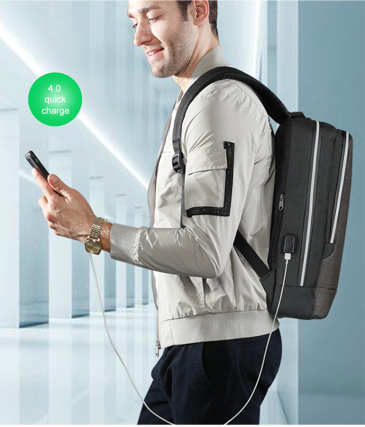 T-B3331A New Style Travel Laptop Backpack Outdoor Anti Theft Usb Charging Wholesale