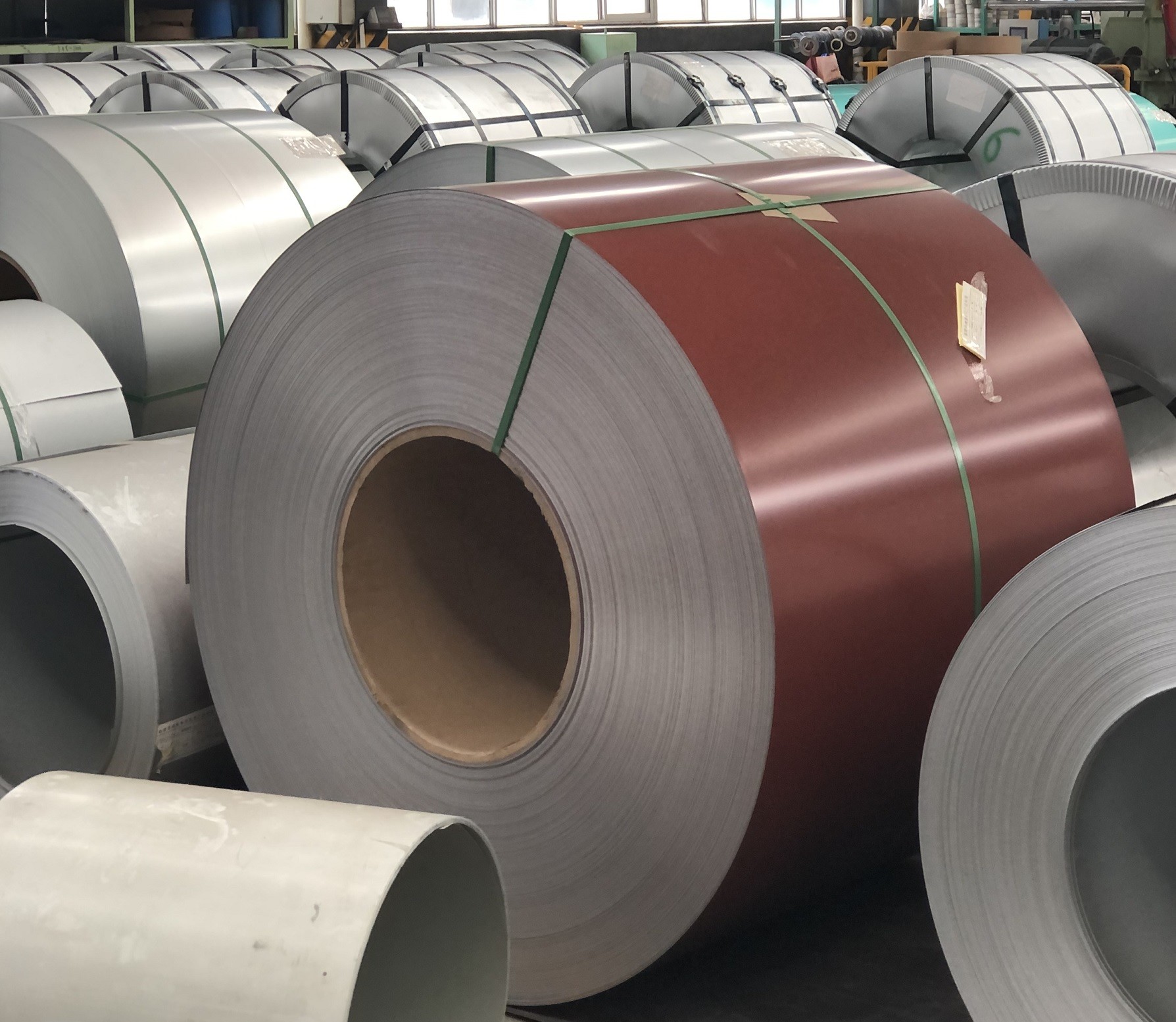 RAL8015 Beckers PPGI Coated Coil RMP SMP DX51D For Metal Wall Panels