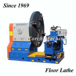 Wholesale Large Facing Flange Cnc Turning Lathe Machine Flat Bed Long Lifespan from china suppliers