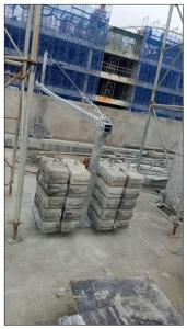 Wholesale Painting steel ZLP800 suspended rope platform in India for building maintenance from china suppliers