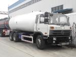 20000 Liter 10 Ton LPG Gas Tanker Truck Rigid Bobtail Truck With Rochester Level