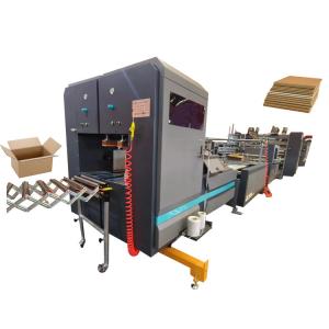 Wholesale Flexo Box Packaging Forming Carton Slotting Die Cutting Making Fold Glue Bundling Machine from china suppliers
