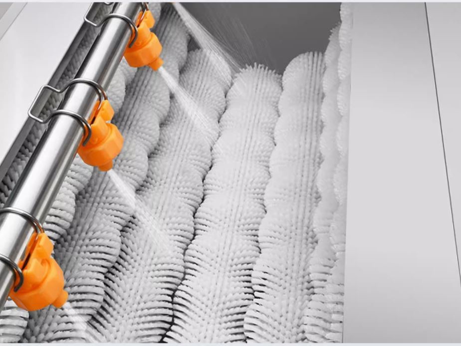 OEM Industrial Roller Brushes For Vegetable Washing 100mm