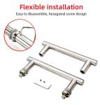 24 Inch Stainless Steel Door Pull Handle for Commercial Glass Doors by Fashion