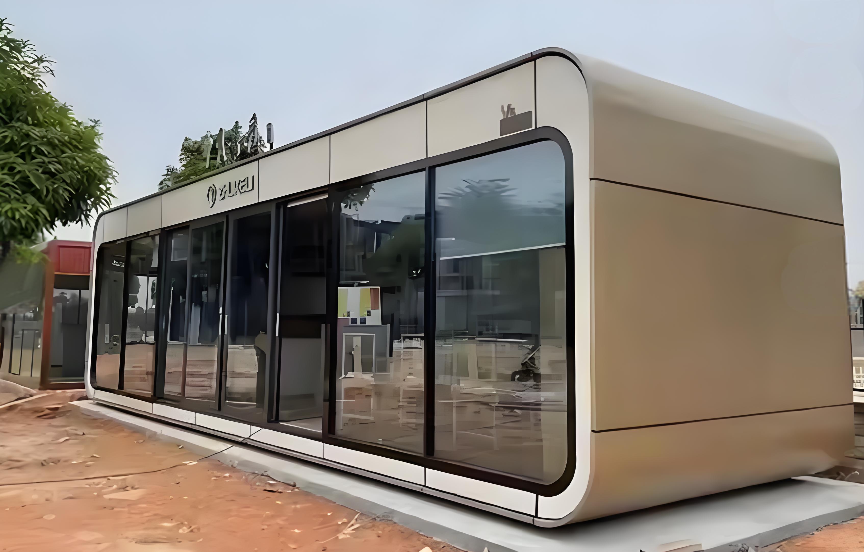 Mobile Prefab Studio As Snack Shop