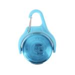 White Blue Green Silicone Flashing Dog Collar Tag Floral Dog Identity Tags