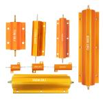 RX24 Gold Aluminum Case Resistor High Power 25W 50W 100W 200W 300W Car Current