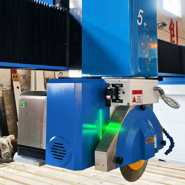 5 Axis 15kw Bridge Cutting Machine for Stone Customizable CNC Machine with Maximum Cutting Length Stone Machinery
