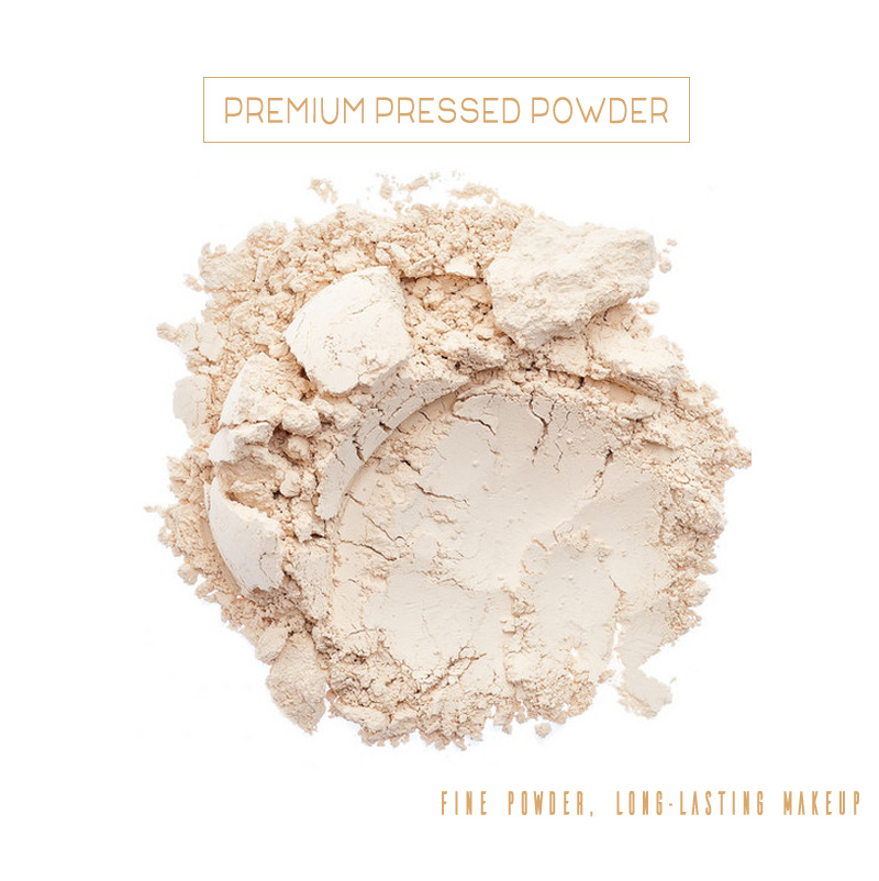 OEM / ODM Natural Compact Powder Private Label OEM Face Powder Compact Makeup Foundation Powder